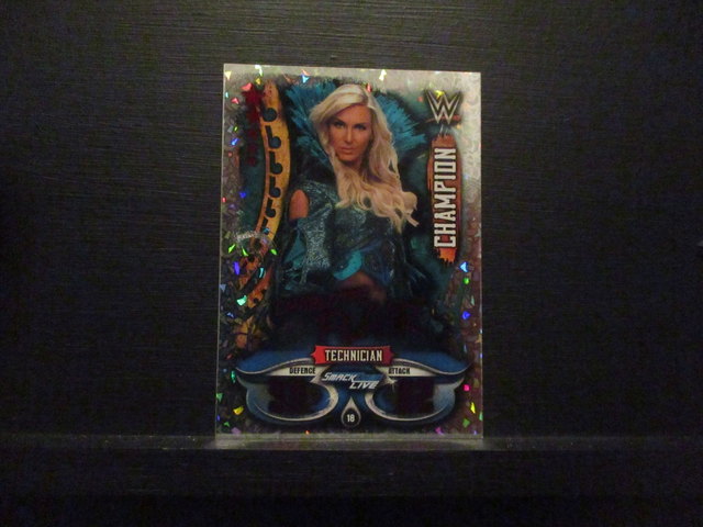 Charlotte Flair - Champion Slam Attax Live Original Trading Card #18