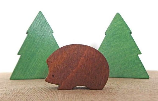 Hérisson teinte Noyer foncé	