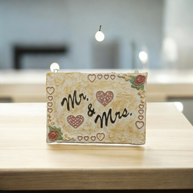 3D Schild - MR.& MRS.