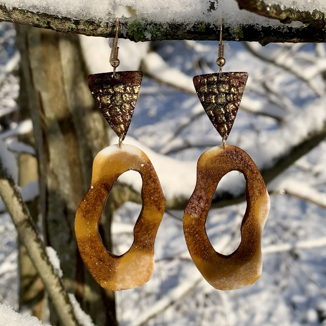 BO Croco café doré 