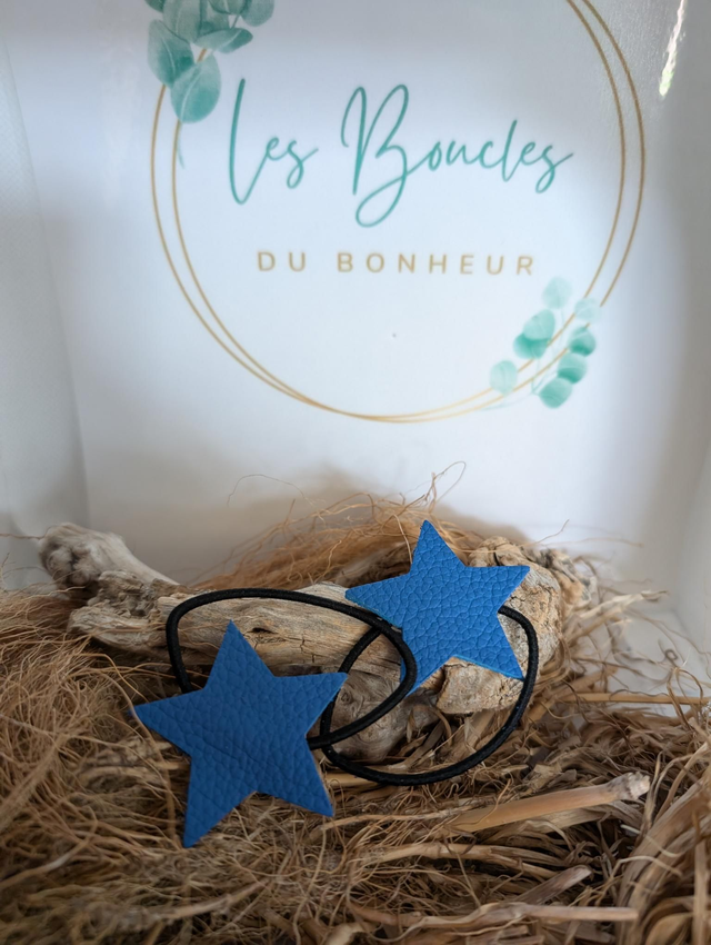 Élastique étoile bleue