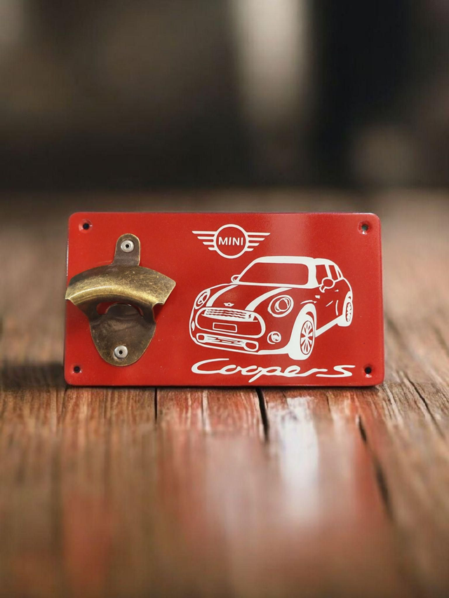 Décapsuleur mural mini Cooper S 