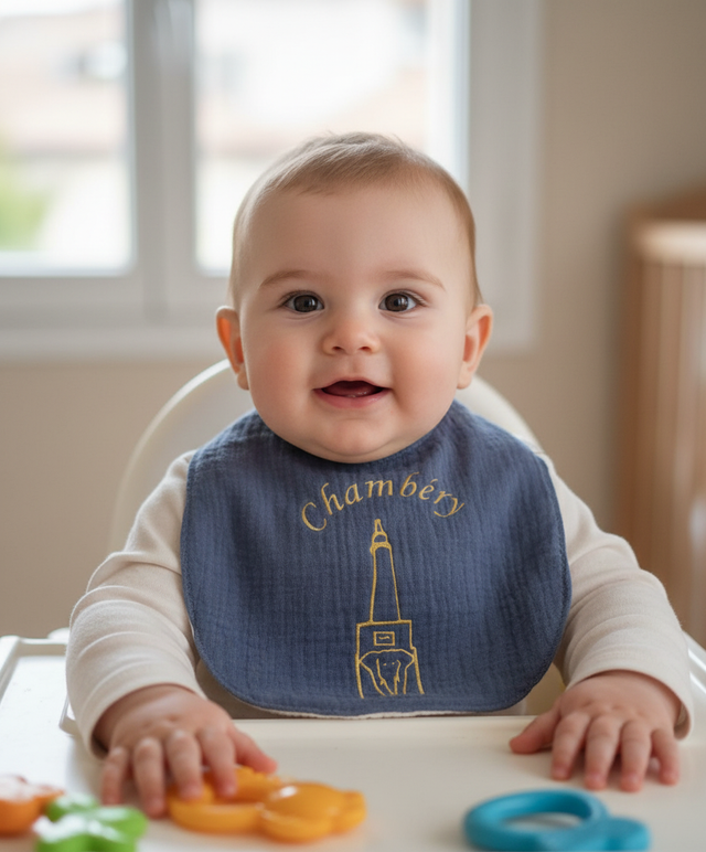 Bavoir Personnalisé Savoie &amp; Montagne 