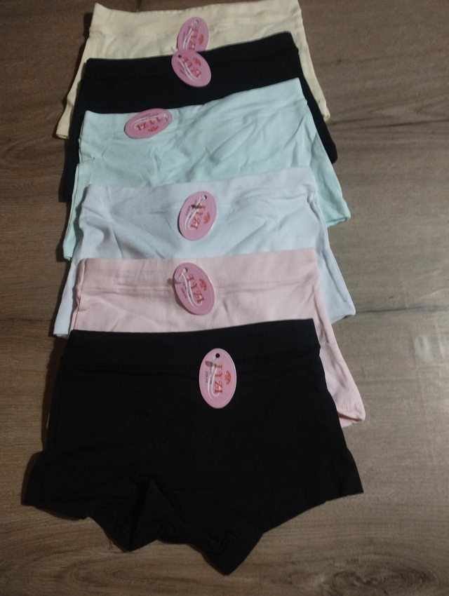 Lot de 6 shortys filles taille 4 ans coton 