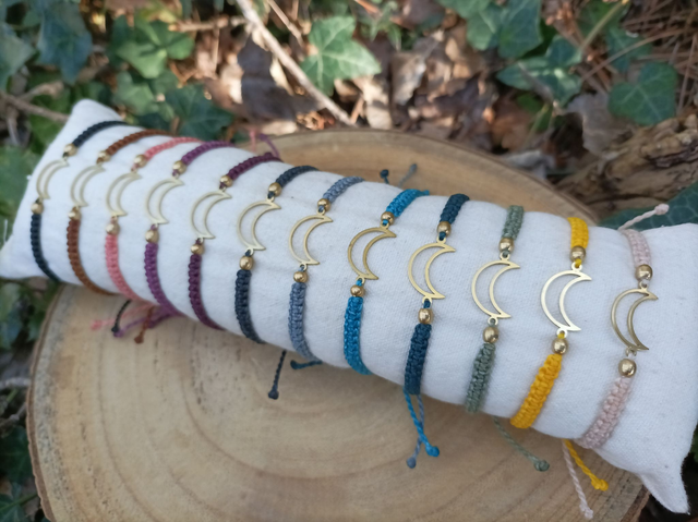 Bracelet « Lune » ~ Coloris au choix