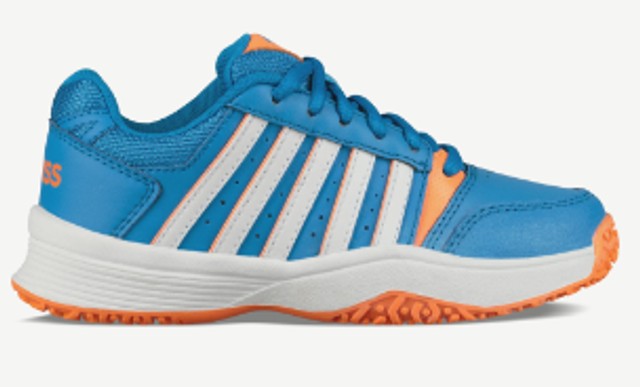 K Swiss Court Smash Omni Junior Tennis shoes Blue Orange