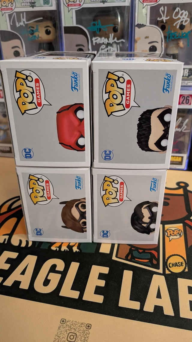 Funko Pop DC Gotham Knights Signed Collection with Swau COA