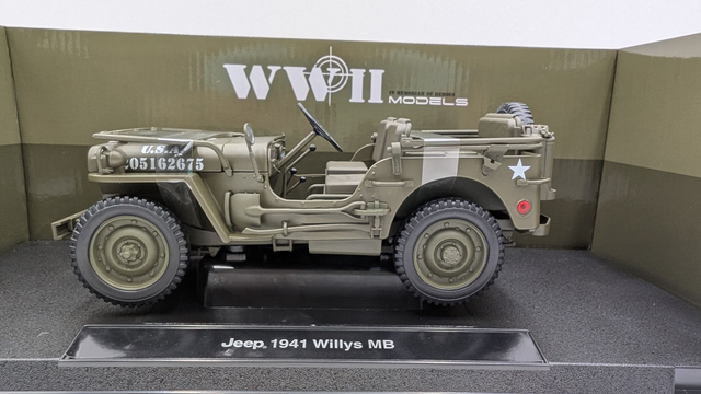 Jeep Willys MB U.S. Army Edition - Scale 1:18