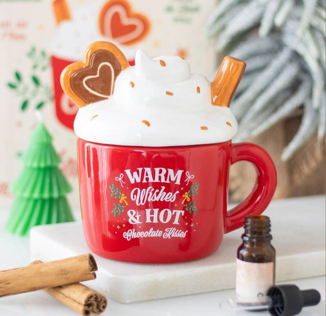 Hot Chocolate Mug Shaped Oil Burner