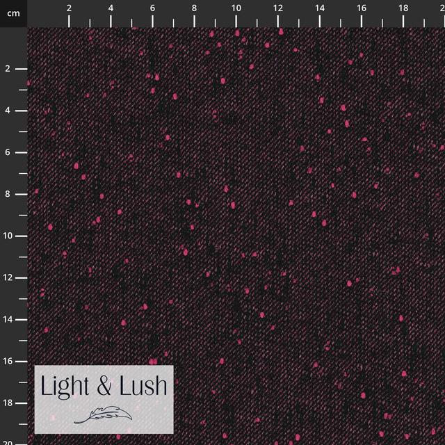 Lainage moucheté rose - Light &amp; Lush