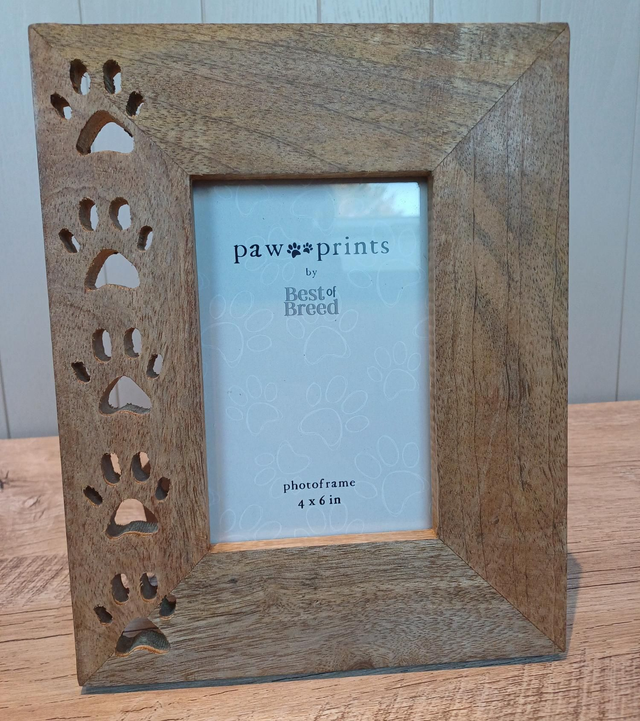 Paw Prints Photo Frame 4"x6"