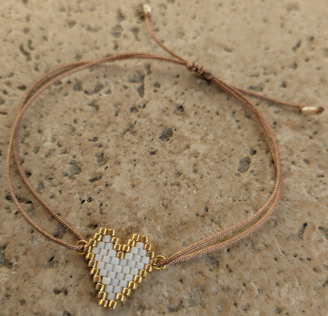 04-Bracelet cordon cœur