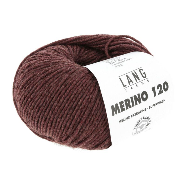 MERINO 120 | 34.0262 | burgundy melange