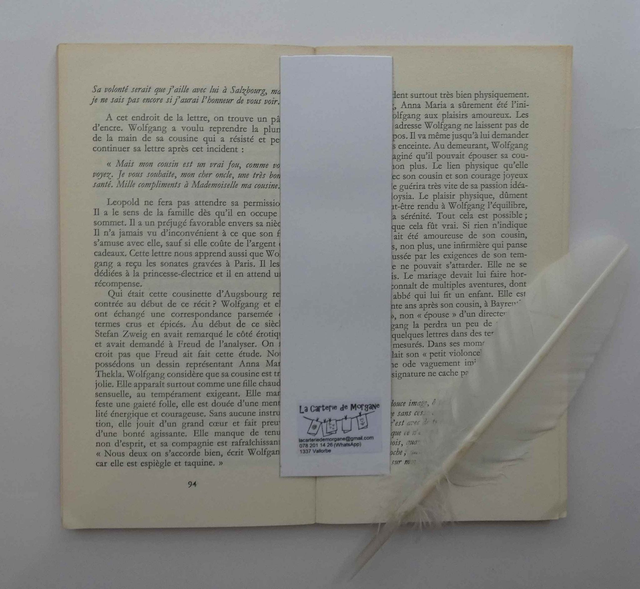 Le marque-page aux sapins de Noël