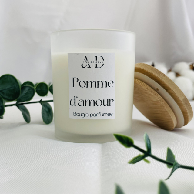 Pomme d’amour bougie parfumée 