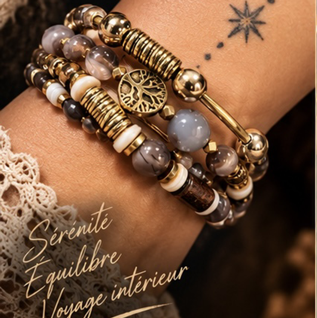 Jonc NOMADE Agate Botswana