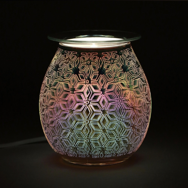 Rainbow 3D Flower Effect Electric Burner 