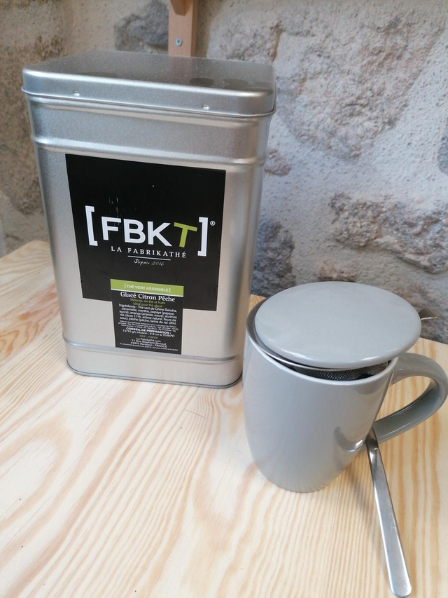 Thé Vert Citron Pêche. Prix Pour 100g 