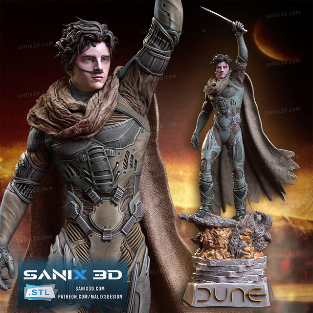 Statue PAUL ATREIDES DUNE série movie 