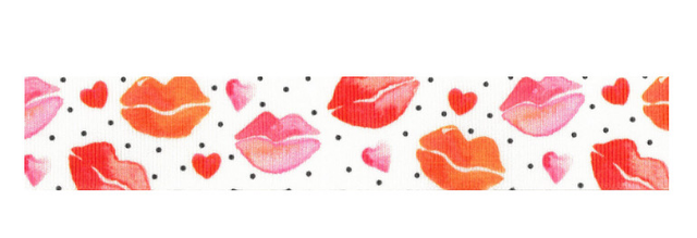 Ribbon: Kiss Me - 25mm