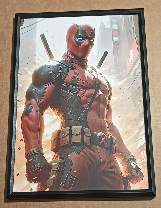 Custom A4 Deadpool Picture.