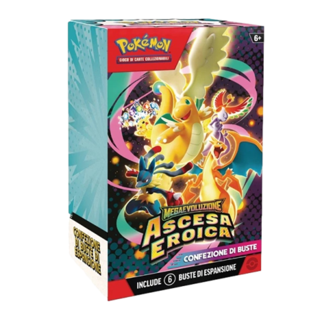 POKÉMON - ASCESA EROICA - BUNDLE DA 6 BUSTE