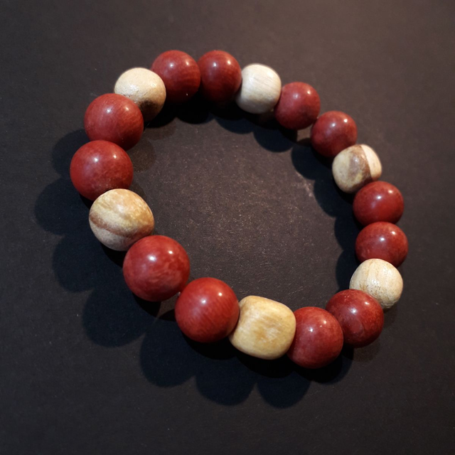 Coral Palo Santo Bracelet