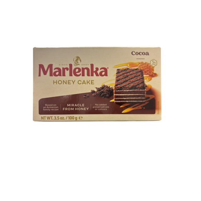 Gâteau au Cacao et Miel 100g - MARLENKA