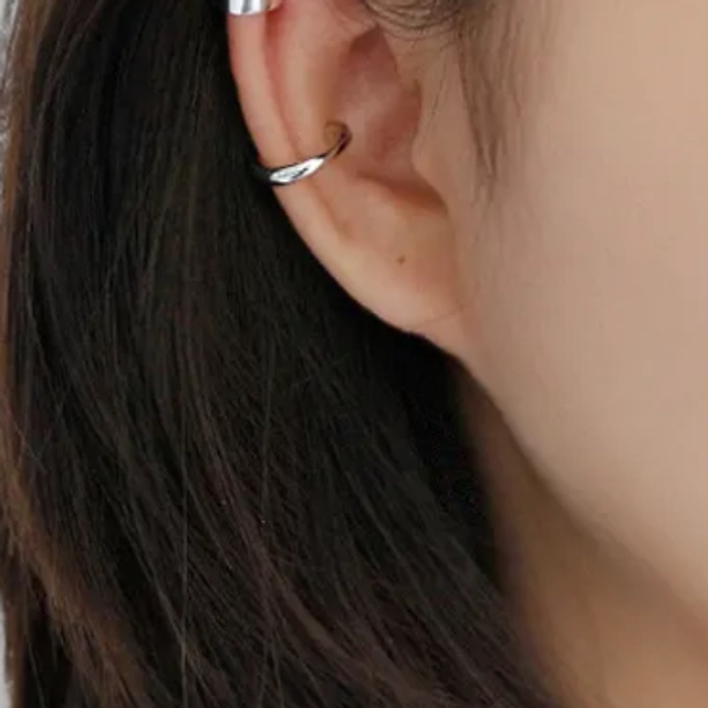 Sterling Silver Simple Ear Cuff