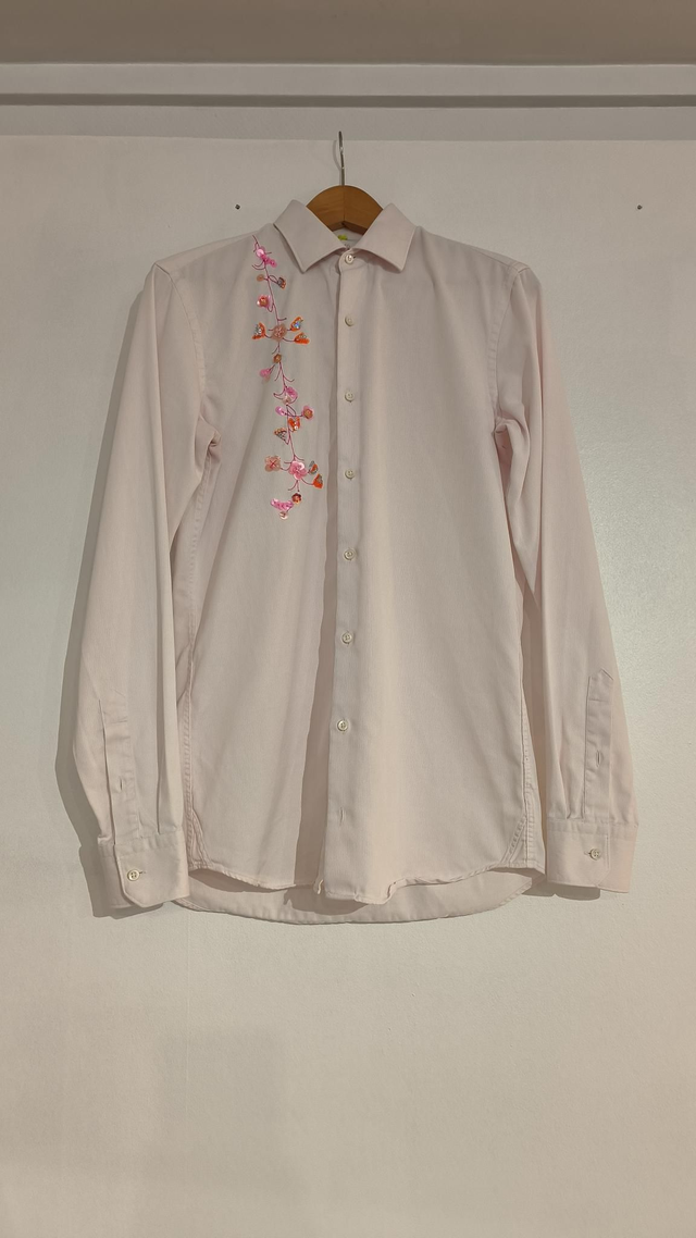 Chemise branche rose - La Petite Eugènes