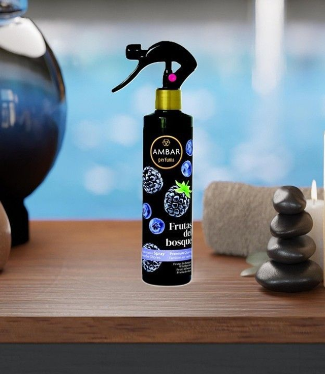 Spray d'ambiance multi-usage Ambar " Fruits des bois "