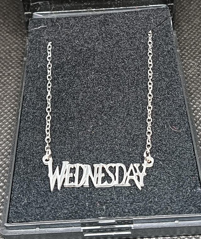 Tibetan Silver Wednesday Pendant Necklace.