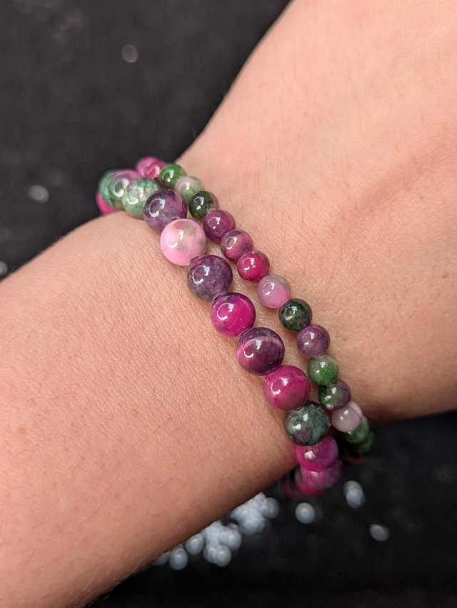 Bracelet jaspe tourmaline
