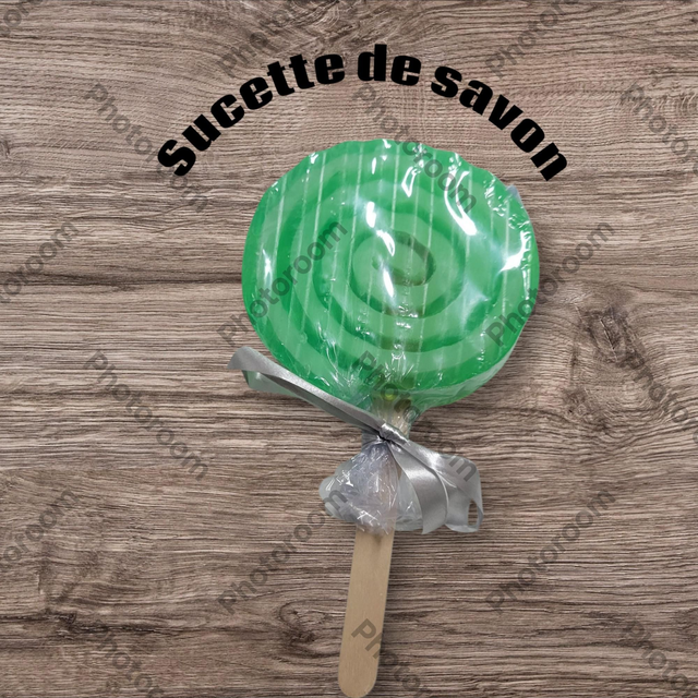 Sucette de savon aloè vera