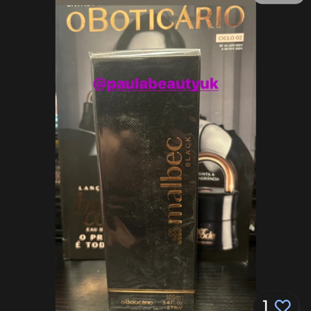 Malbec Black Eau De Toilette 100ml *