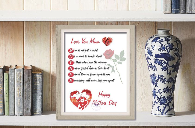 MD06: Mothers Day Frame