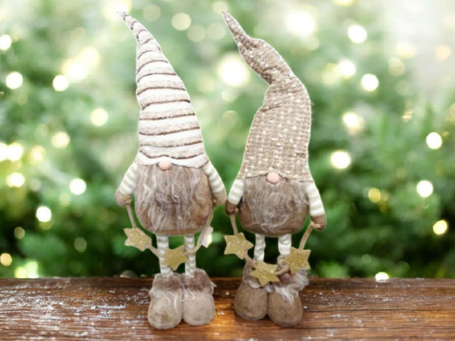 Grand gnome de Noël scandinave