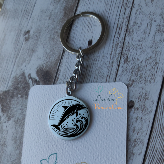 Porte-clés &quot;Dauphin&quot; 