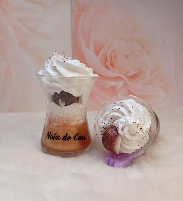 Bougie gourmande Noix de Coco