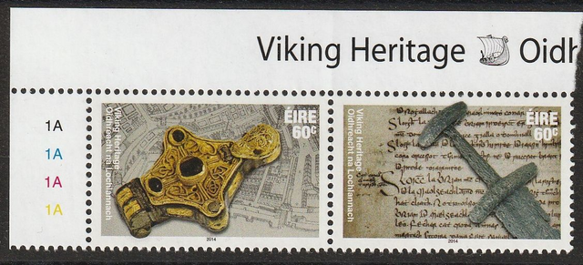 Ireland  2014 Viking Heritage  set  MNH