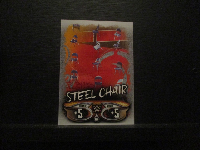 Steel Chair - Boosts Slam Attax Live Original Trading Card #389