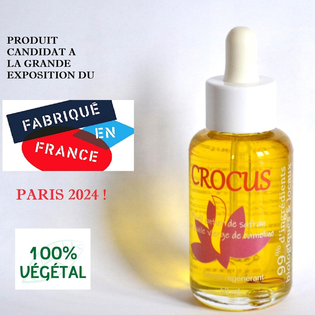 Crocus, sérum régénérant au pistil de safran