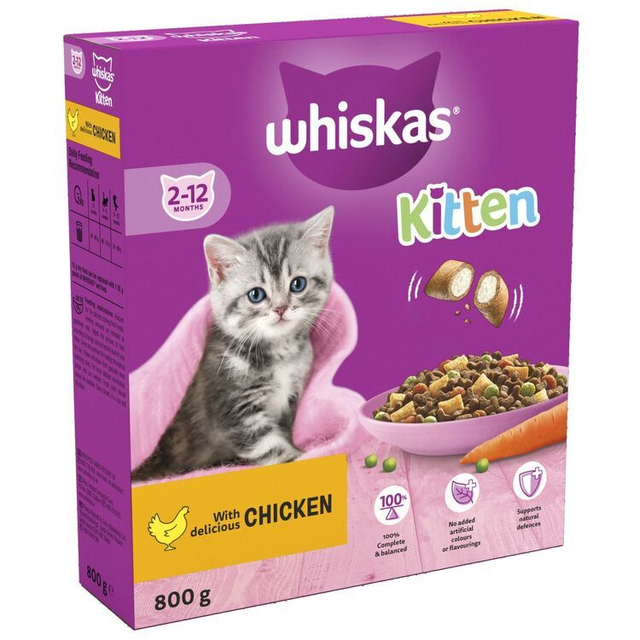 Whiskas Kitten 2-12 months Chicken 800g