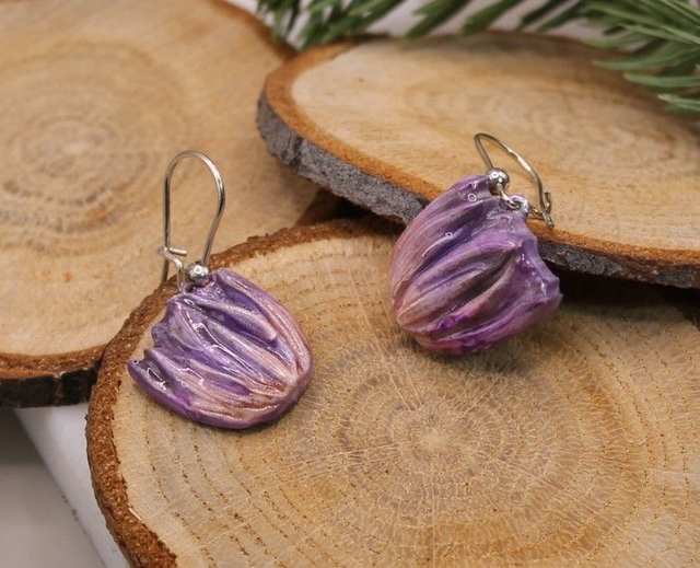 Valetut - Lilat Tulppaani - korvakorut