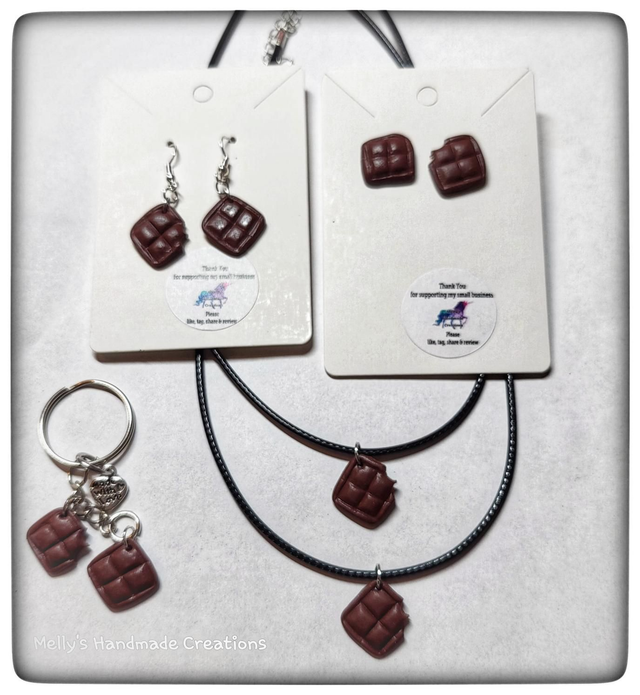 Guilt Free Chocolate Stud Earrings