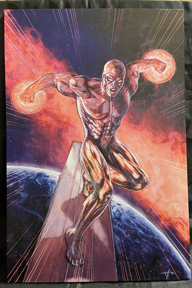Stampa su tela Silver Surfer
