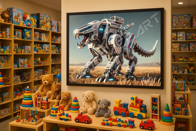 Cadre Cybernosaure Smilodon (39)