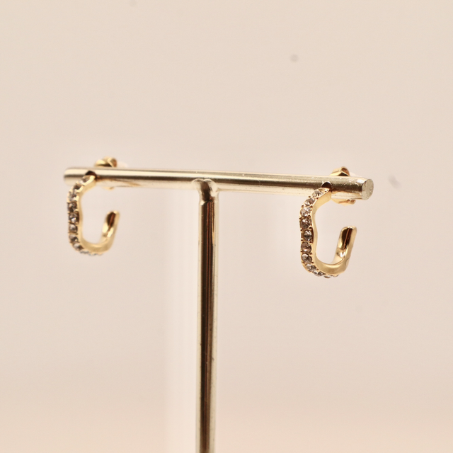 Pedientes Irregular Brillos