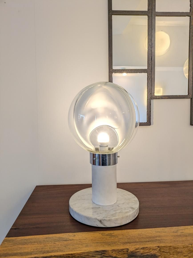 "Membrane" Murano glass table lamp by Tony Zuccheri for Venini, italy