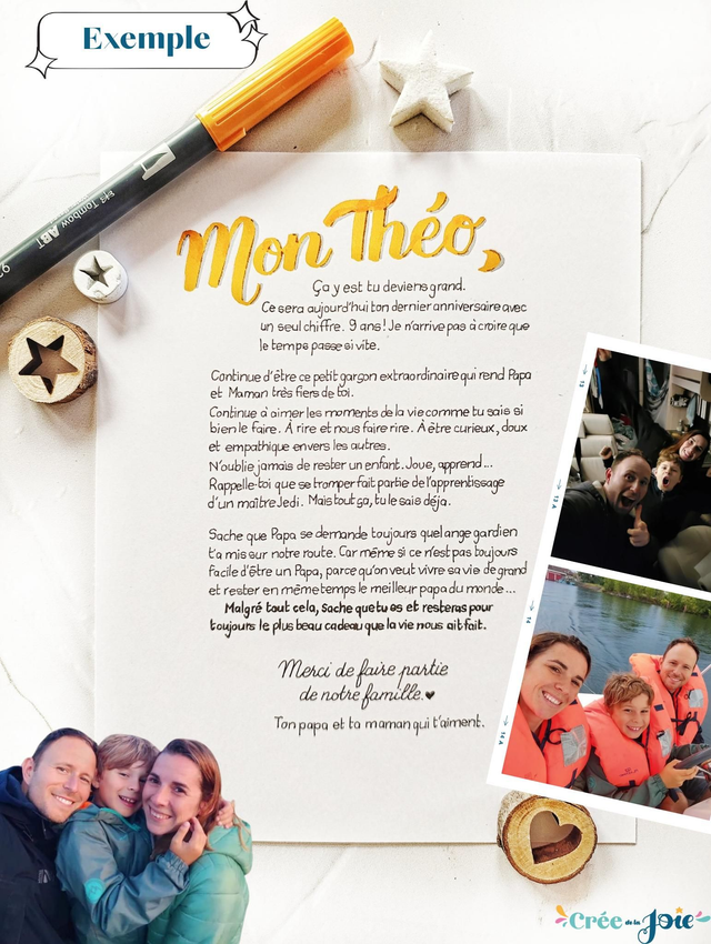 Votre mot unique et personnalisé (format A5)  